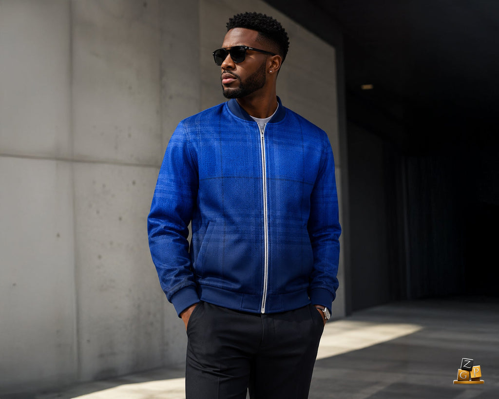 Midnight Horizon Bomber Jacket